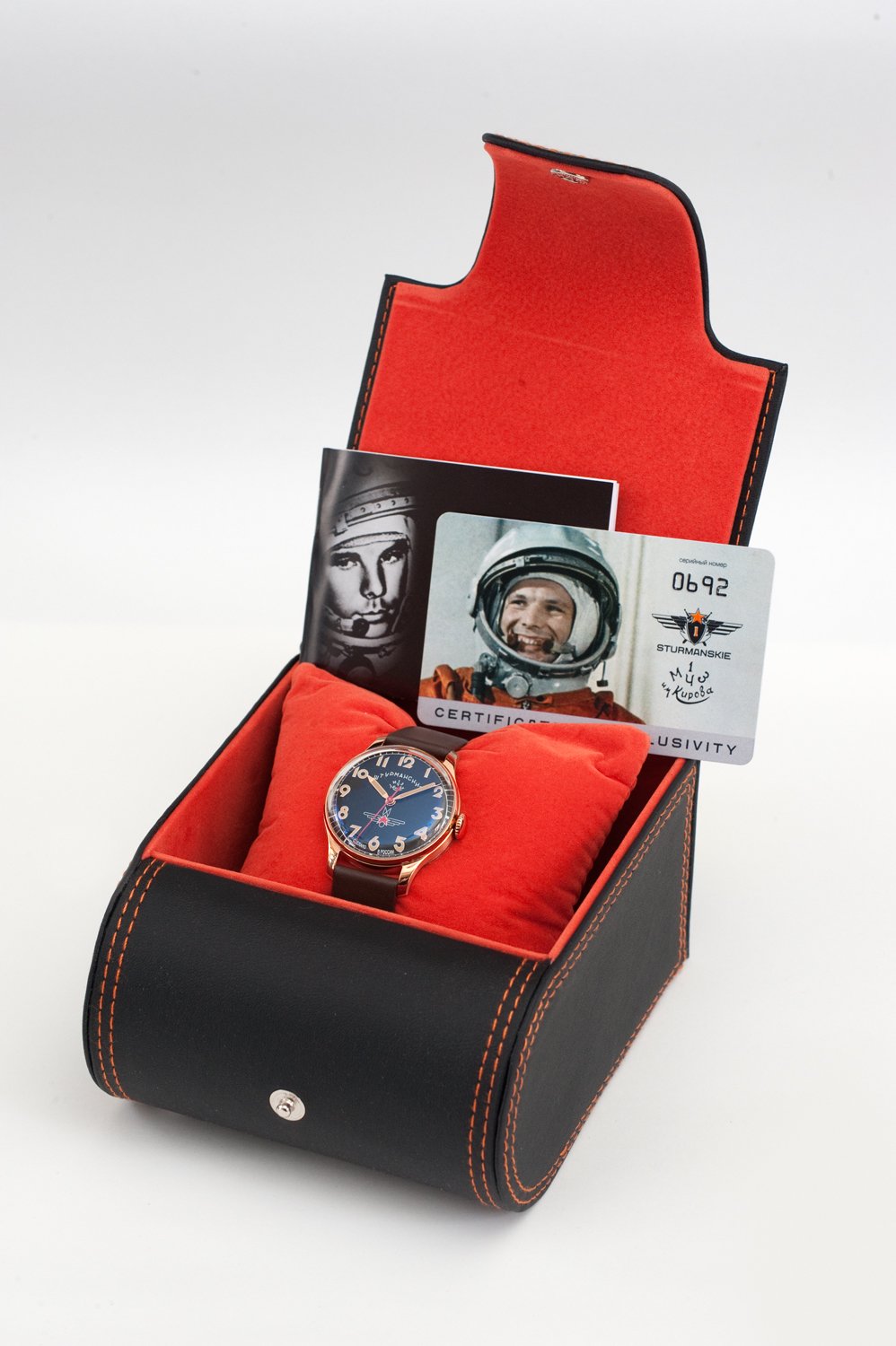 Gagarin アニバーサリーモデル 33×ブラウンレザー 2609-375/9/471