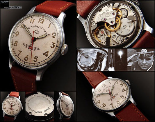 世界初、宇宙を翔けた時計シュトゥルマンスキーTYPE1とTYPE2